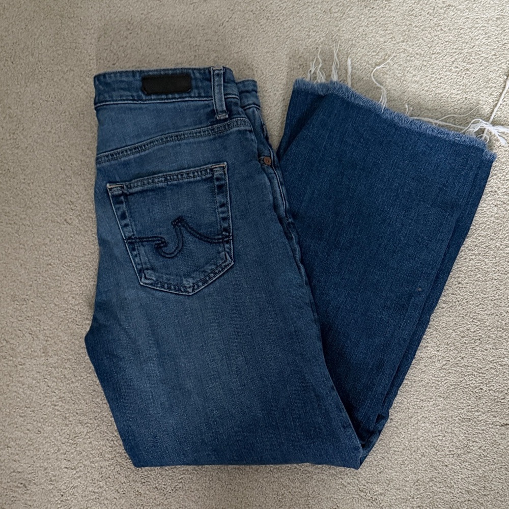 AG Adriano Goldschmied Blue Flare Jeans